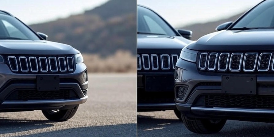 2026 Cherokee vs. the previous generation, highlighting design changes