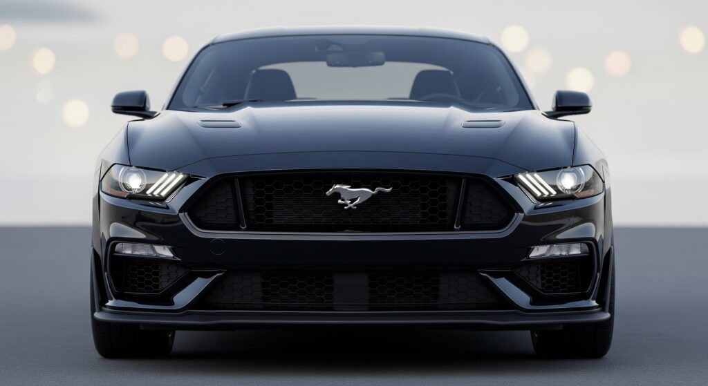 Create HD image 16x9 2025 Ford Mustang® Dark Horse™ Front View