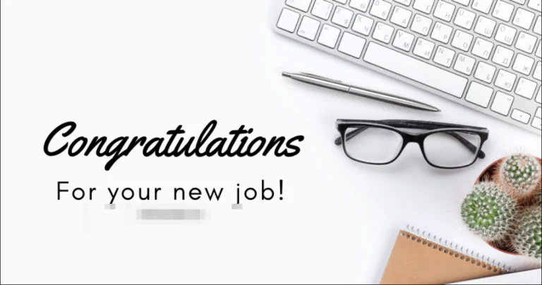 New Job Wishes